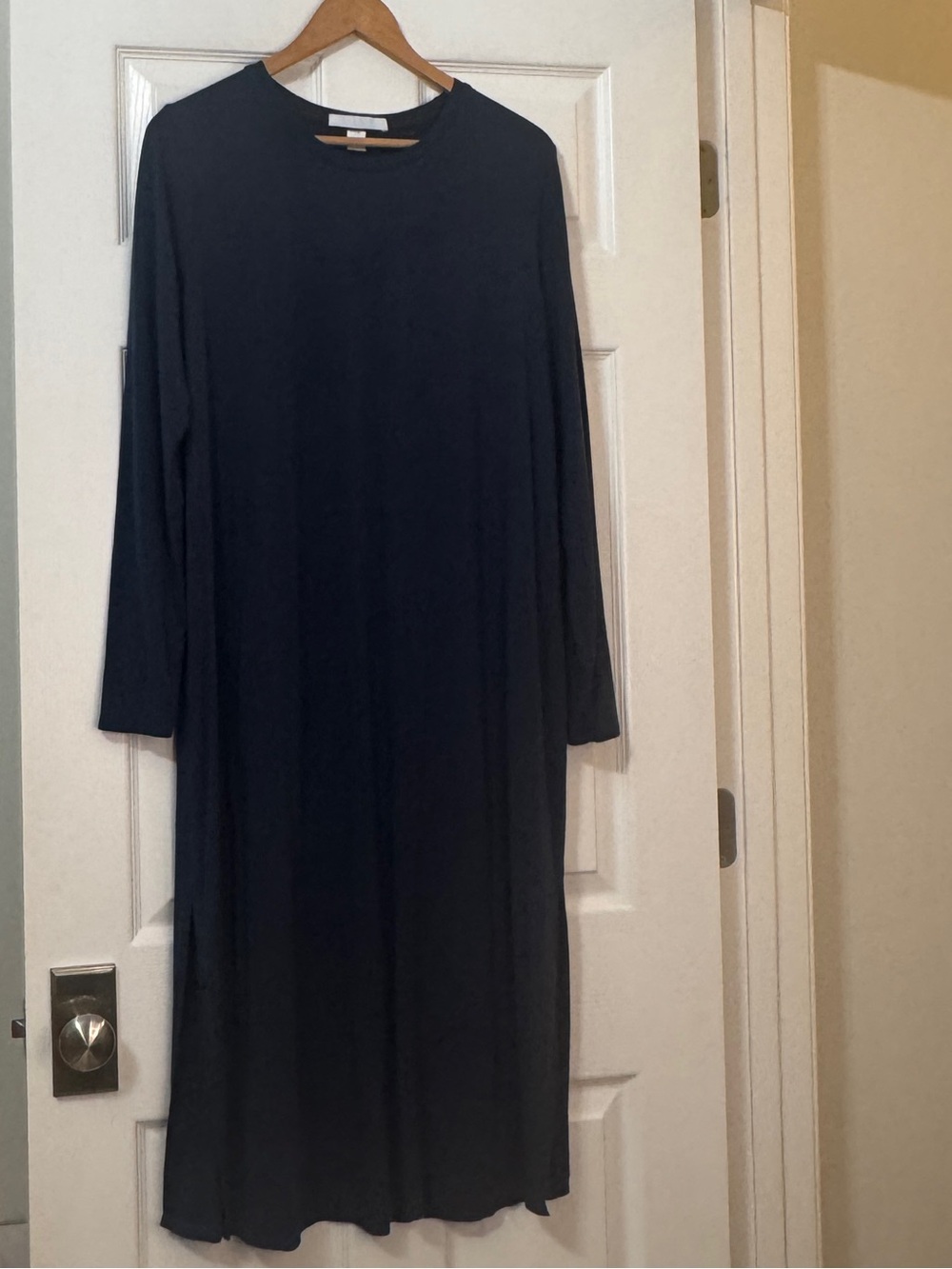 Lake Pima cotton navy blue nightgown